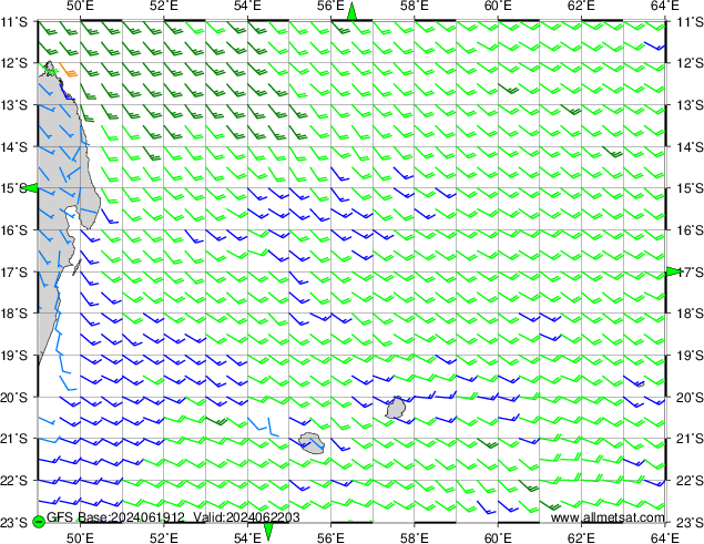マスカリン諸島 北 風予測 063
