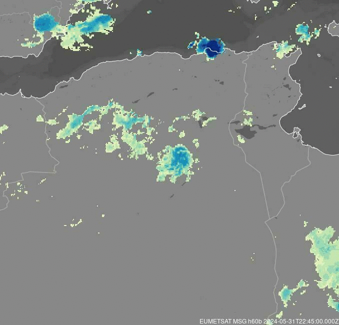 Meteosat - precipitation - Morocco