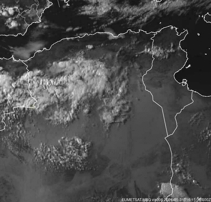 Meteosat - précipitations - Maroc