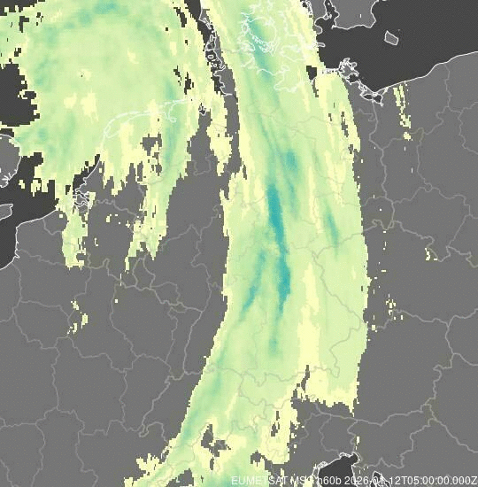 Meteosat Precipitation Germany Czech Republic Austria 