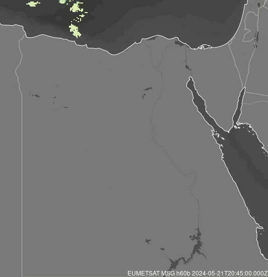 Meteosat - precipitation - Egypt