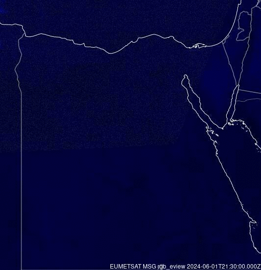 Meteosat - Nedbør - Egypten