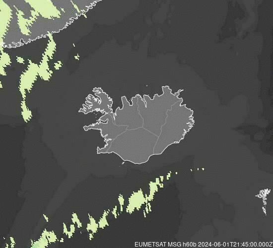 Meteosat - precipitació - Islàndia