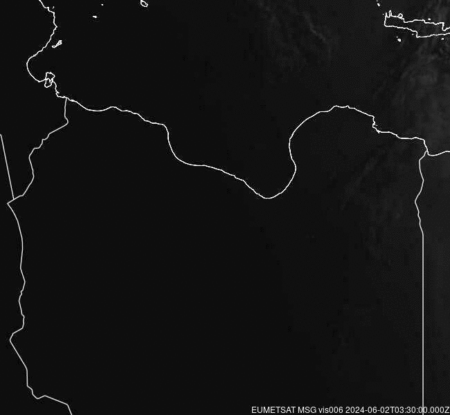 Meteosat - précipitations - Libye