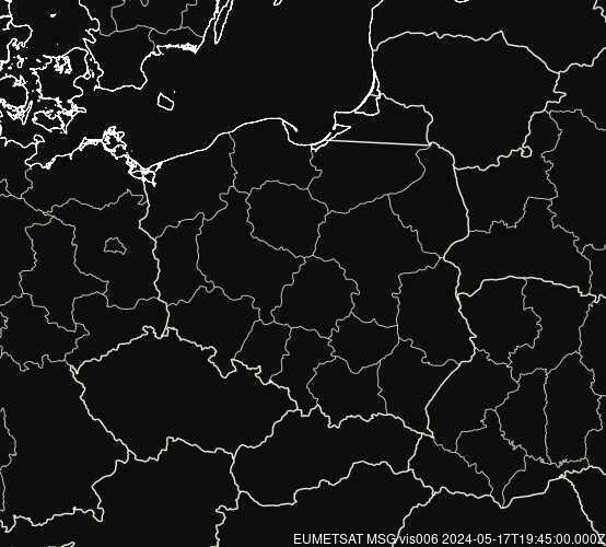 Meteosat - 可见光 - 波兰, 捷克共和国, 斯洛伐克, 立陶宛