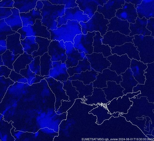 Meteosat - 降水 - 乌克兰, 摩尔多瓦, 罗马尼亚, 白俄罗斯